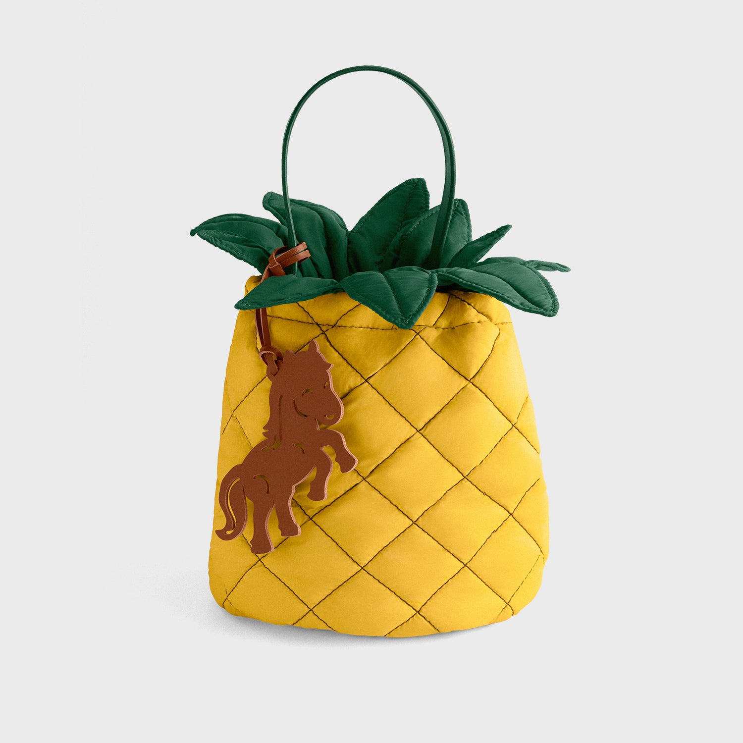 Quilted Puffy Pineapple Bag